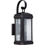 Quoizel Trumbull Outdoor Wall Lantern, Mystic Black