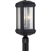Quoizel Trumbull Outdoor Post Light, Mystic Black