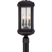 Quoizel Trumbull Outdoor Post Light, Mystic Black