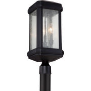 Quoizel Trumbull Outdoor Post Light, Mystic Black