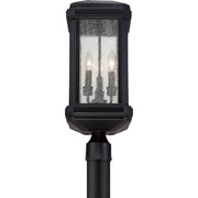 Quoizel Trumbull Outdoor Post Light, Mystic Black
