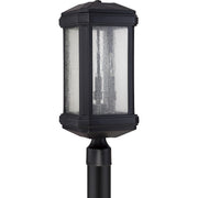Quoizel Trumbull Outdoor Post Light, Mystic Black