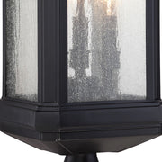 Quoizel Trumbull Outdoor Post Light, Mystic Black