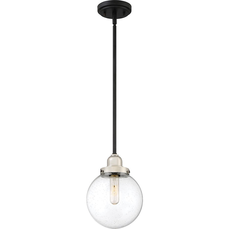 Quoizel Trance Mini Pendant, Earth Black