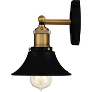 Quoizel Trafalgar 2 Light Bath Vanity, Matte Black/Metal