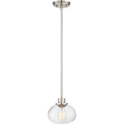 Quoizel Trilogy Mini Pendant, 1 Light, Brushed Nickel