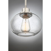 Quoizel Trilogy Mini Pendant, 1 Light, Brushed Nickel