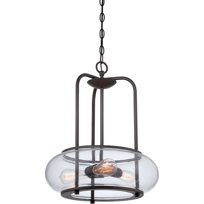 Quoizel Trilogy Pendant in Old Bronze