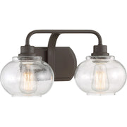 Quoizel Trilogy Bath Light, 2 Light, Old Bronze