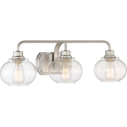 Quoizel Trilogy Bath Light, 3 Light, Brushed Nickel