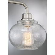 Quoizel Trilogy Bath Light, 3 Light, Brushed Nickel