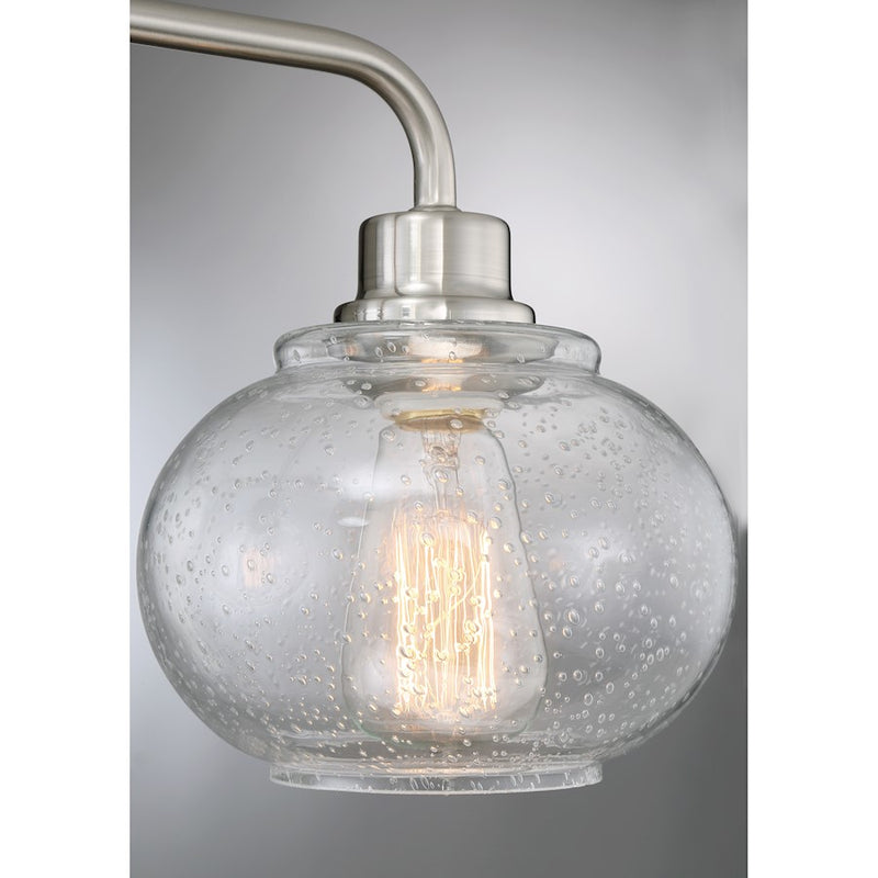 Quoizel Trilogy Bath Light, 3 Light, Brushed Nickel