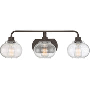 Quoizel Trilogy Bath Light, 3 Light, Old Bronze
