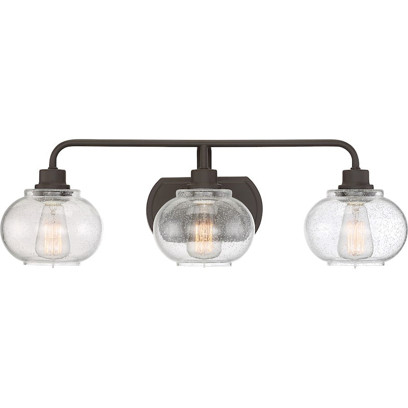 Quoizel Trilogy Bath Light, 3 Light, Old Bronze