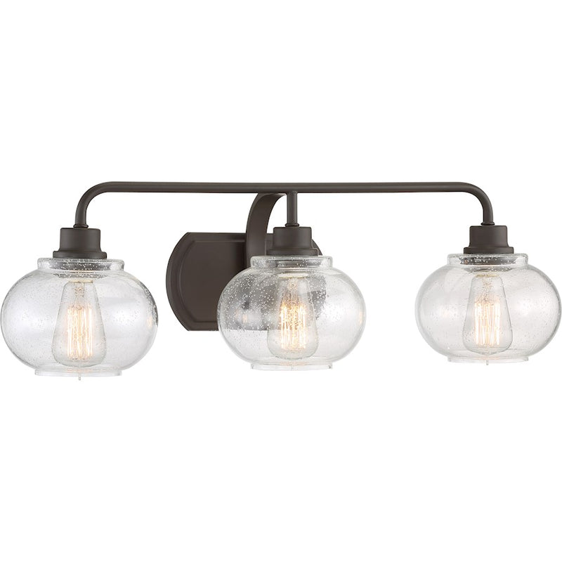 Quoizel Trilogy Bath Light, 3 Light, Old Bronze