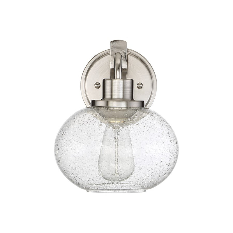 Quoizel Trilogy Wall Sconce, 1 Light, Brushed Nickel