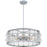 Quoizel Terrarock 5Light Pendant, Polished Chrome/Clear Ribbed Glass - TRK2823C