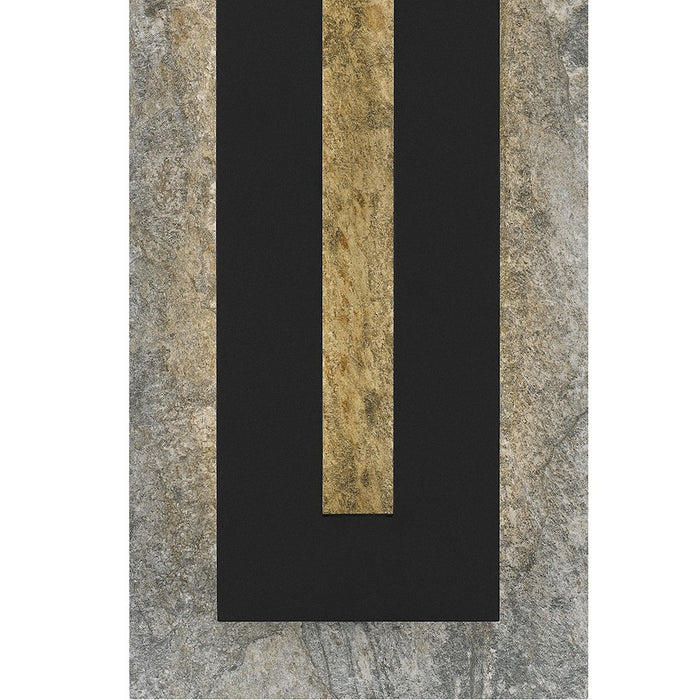 Quoizel Tate Outdoor Wall Mount, Earth Black