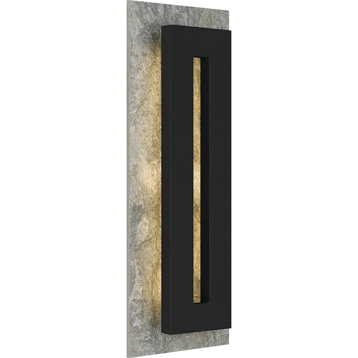 Quoizel Tate Outdoor Wall Mount, Earth Black