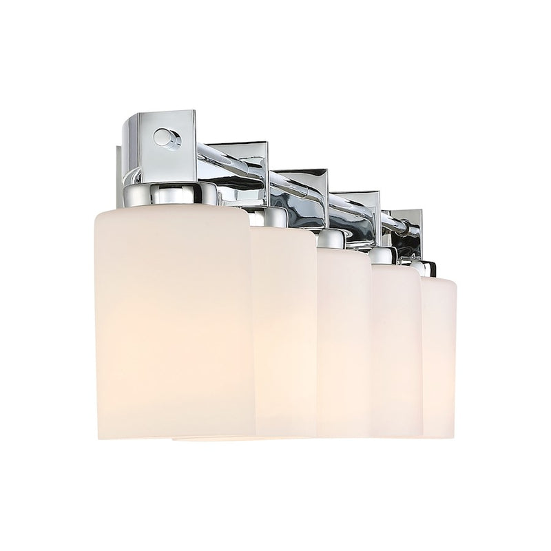 Quoizel Taylor Bath Light, 5 Light, Polished Chrome