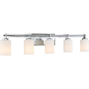 Quoizel Taylor Bath Light, 5 Light, Polished Chrome