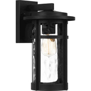 Quoizel Uma 1 Light 14" Outdoor Wall Mount, Matte Black