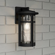 Quoizel Uma 1 Light 14" Outdoor Wall Mount, Matte Black