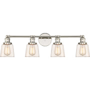 Quoizel Union 4 Bath Light, Polished Nickel