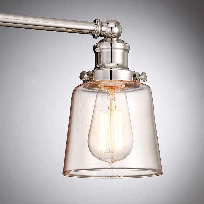 Quoizel Union 4 Bath Light, Polished Nickel