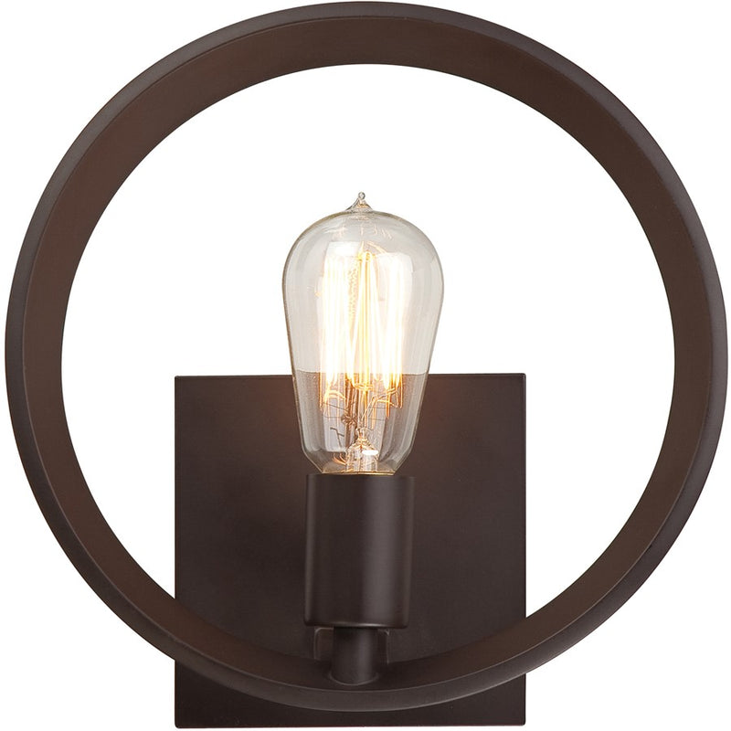 Quoizel 1 Light Uptown Theater Row Wall Fixture in Western Bronze