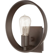 Quoizel 1 Light Uptown Theater Row Wall Fixture in Western Bronze