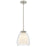 Quoizel Vivienne 1-Lt Brushed Nickel Mini Pendant, Brushed Nickel - VIV1509BN