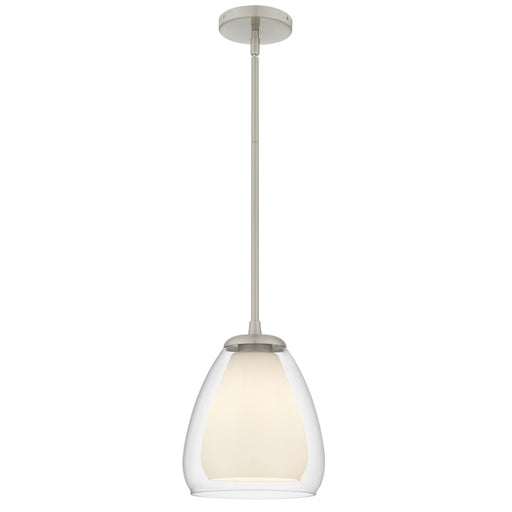Quoizel Vivienne 1-Lt Brushed Nickel Mini Pendant, Brushed Nickel - VIV1509BN