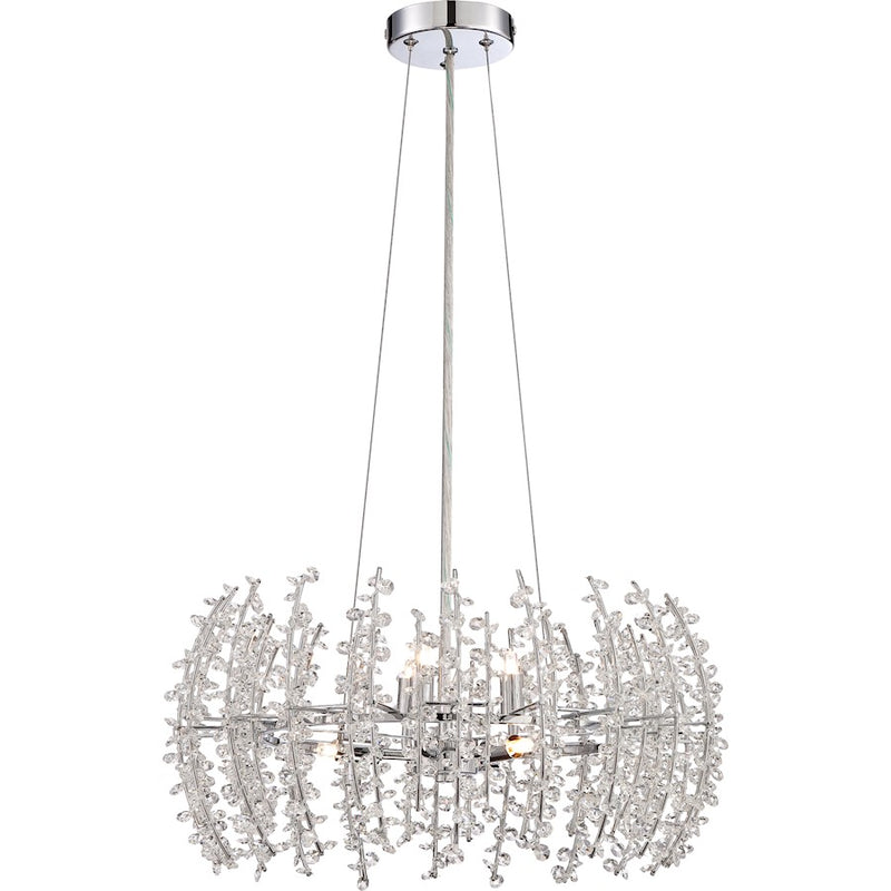 Quoizel Valla Pendant in Polished Chrome