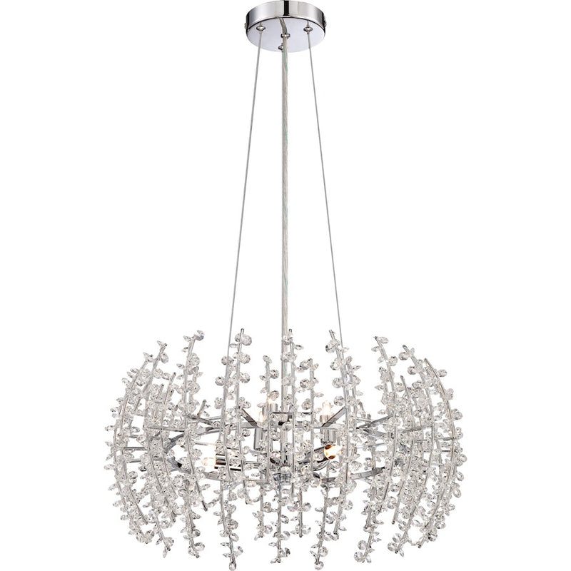 Quoizel Valla Pendant in Polished Chrome