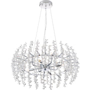 Quoizel Valla 8 Light Pendant, Polished Chrome