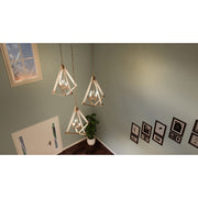 Quoizel Viewpoint 24in 4-Light Pendant | Vintage Weathered Brass and Whitewashed Wood | Kitchen Island & Dining Room | Model VP5204WS