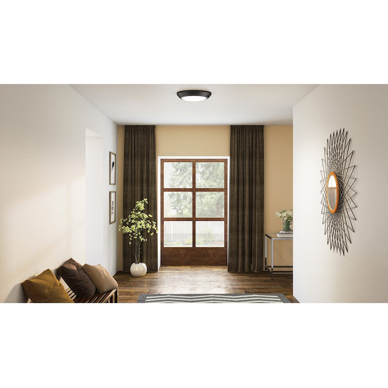 Quoizel Verge Flush Mount, Oil Rubbed Bronze