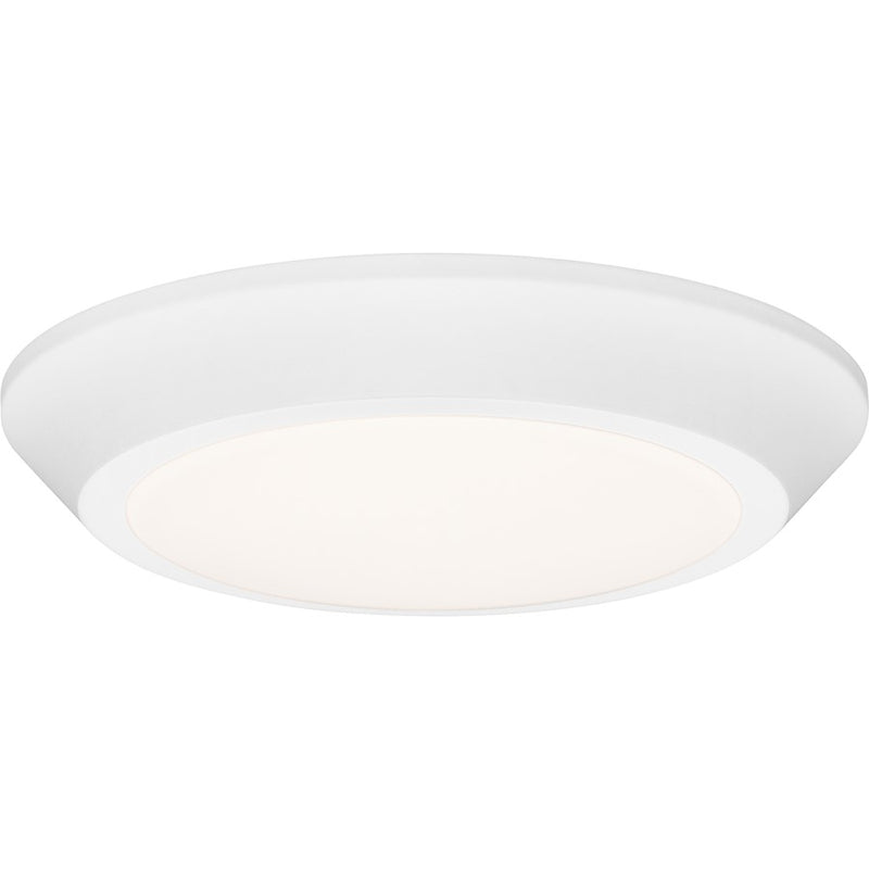 Quoizel Verge Flush Mount, White Lustre