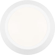 Quoizel Verge Flush Mount, White Lustre