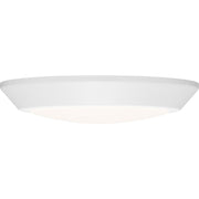 Quoizel Verge Flush Mount, White Lustre