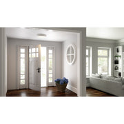Quoizel Verge Flush Mount, White Lustre