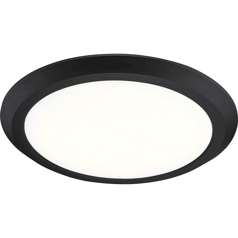 Quoizel 16" Verge Flush Mount, Oil Rubbed Bronze