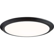 Quoizel 20" Verge Flush Mount, Oil Rubbed Bronze