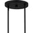 Quoizel Viscount 18Light Chandelier, Matte Black/Clear Glass
