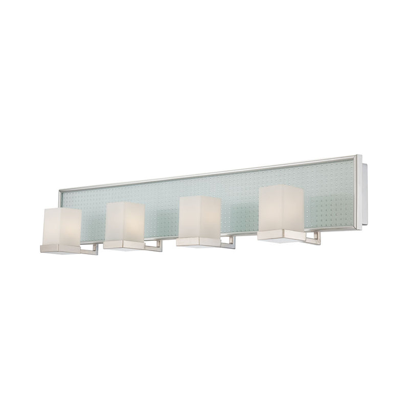 Quoizel 4 Light Vetreo Infinity Bath Fixture in Polished Chrome