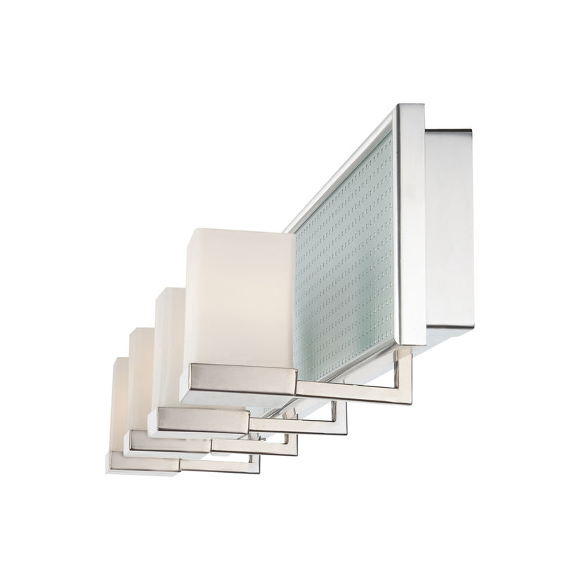 Quoizel 4 Light Vetreo Infinity Bath Fixture in Polished Chrome