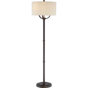 Quoizel Vivid Broadway 3 Light Floor Lamp, Oil Rubbed Bronze