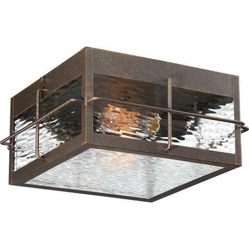 Quoizel Ward 2 Light 12" Outdoor Lantern, Gilded Bronze