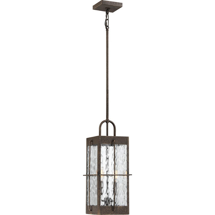 Quoizel Ward 2 Light 8" Outdoor Lantern, Gilded Bronze